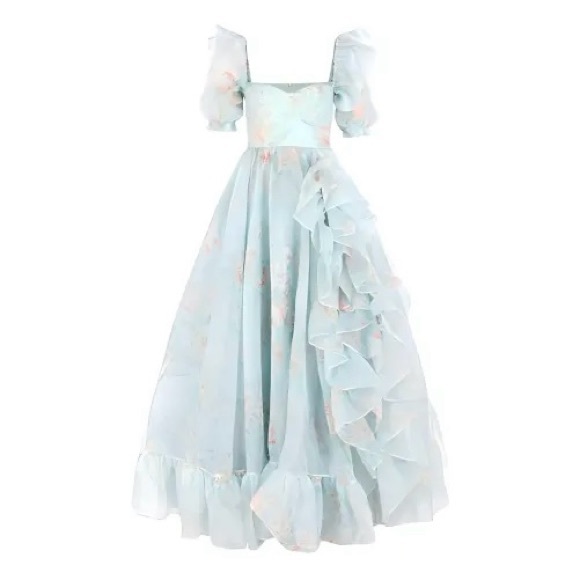 Selkie Mint Julep Bloom Gown Sz XS NWT - Picture 2 of 7